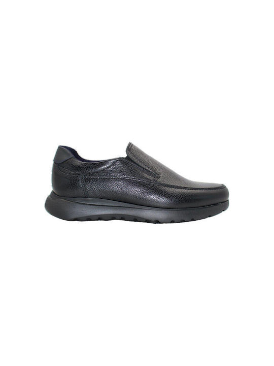 Himalaya Men's Leather Casual Shoes Black