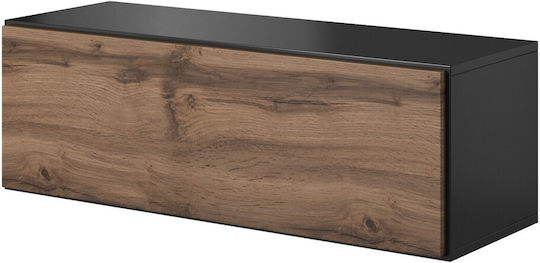 Cabinet Wall Roco RO1 112x39x37cm Antracite/Wotan Oak