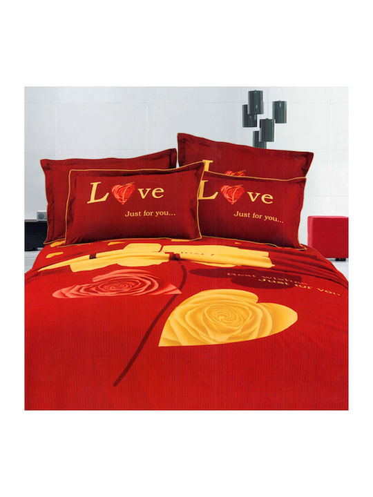 Palatex Set Coverlet Queen Size Cotton sateen 220x250cm 3pcs