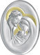 Beltrami Silver Holy Family Icon 36x56cm