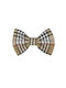 JFashion Tartan Beige Dog Bow Tie