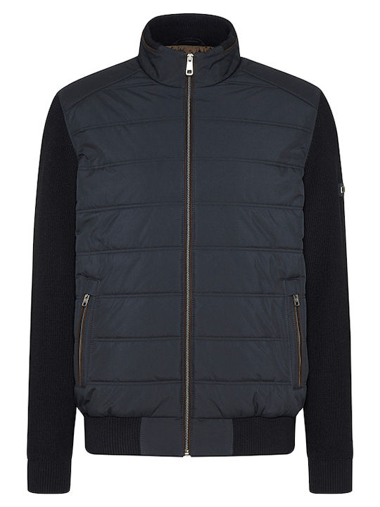 Bugatti Herren Winter Jacke Lässig Μπλε