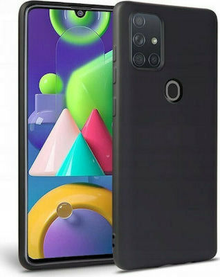 Techwave Back Cover Silicone Black (Galaxy A21s)