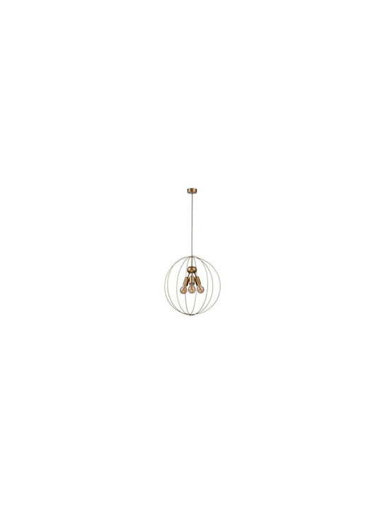 Nowodvorski Pendant Light Three-Light for Socket E27 Gold