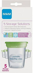 Mam Breast Milk Storage Bottles & Cups 5pcs