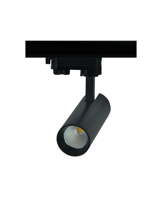 Aca Natural White Single Black LED Spot