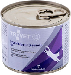 Trovet Hypoallergenic VRD Wet Food for Adult Cats in Cans with Deer Gluten Free 200gr