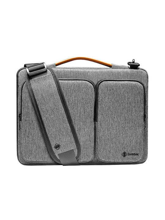 tomtoc Defender Messenger Waterproof Bag for 16" Laptop Gray