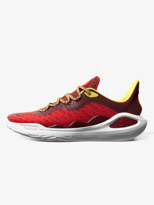 Curry 11 High Basketball Shoes Red / Cardinal
