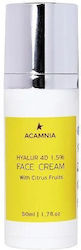 Acamnia Hyaluronic Anti-Aging Cream Face with Hyaluronic Acid