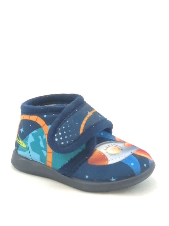 Adam's Shoes Kids Slippers Boots Blue