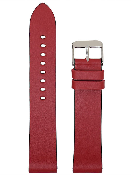 Tzevelion Curea din piele Burgundy 16mm