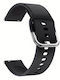 Wsshe Rubber Strap Black 22mm