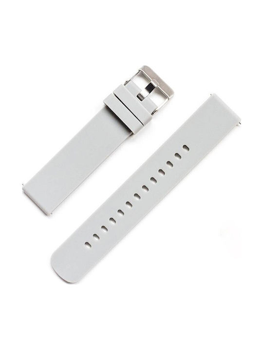 Wsshe Καουτσούκ Λουράκι Γκρι 18mm Wsshe Καουτσούκ Λουράκι Γκρι 18mm