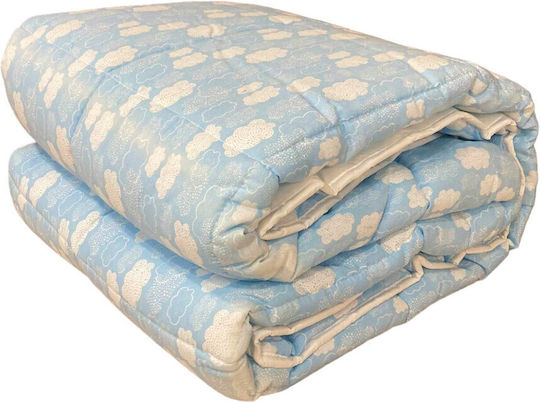 Decotelia Kids Duvet Double Sided Single Light Blue 160x240cm Decotelia Kids Duvet Double Sided Single Light Blue 160x240cm