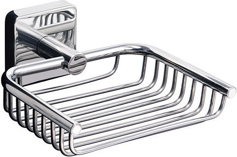 Kapitan Wandmontiert Seifenschale Metallisch Silber
