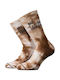 Bee. Unusual. Bee Fxxxing Unusual "tie Dye Issue" Κάλτσες Off White - Light Brown