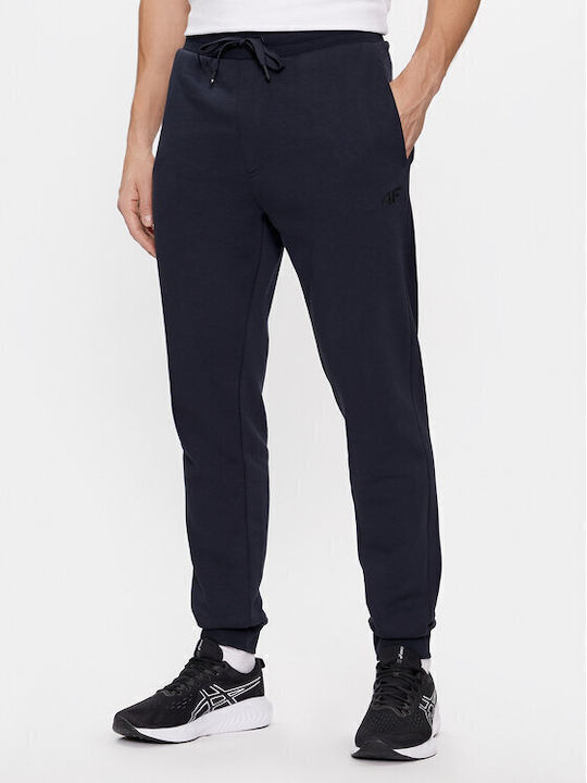 4F Sweatpants with Elastic Blue