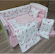 Dizain Baby Σετ Κούνιας Zoo Pink 8τμχ