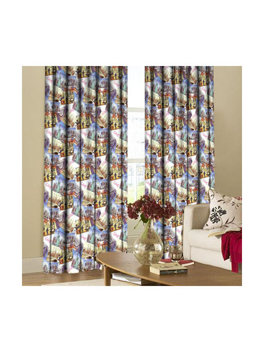 Vasilas Home Curtain with Grommets 140x265cm