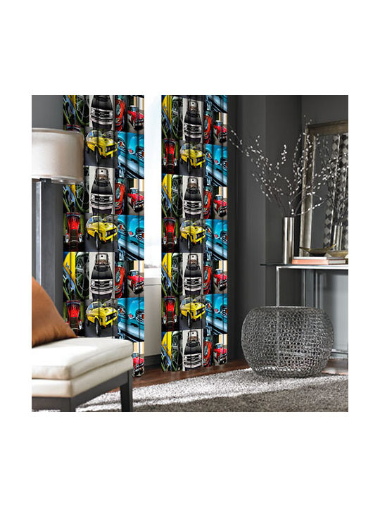 Vasilas Home Curtain with Grommets 140x265cm