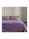 Αιγαίον Κουβέρτα Πικέ King Size 270x240εκ. Grape Jam