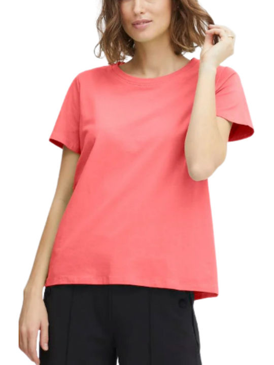 Fransa Damen T-Shirt Rosa