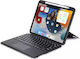 Dux Ducis Series Flip Cover with Keyboard in English US Black (iPad Air 2020/2022 / iPad Pro 2018 11" / iPad Pro 2021 11")