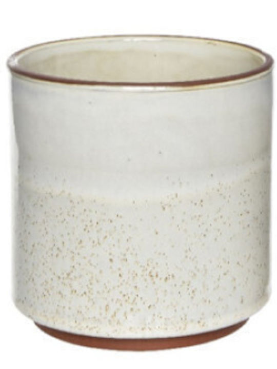 Kaemingk Plant Pot Beige 12,3x12,3x13cm.