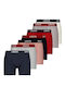 Men's Boxers Navy/Red with Patterns 7Pack