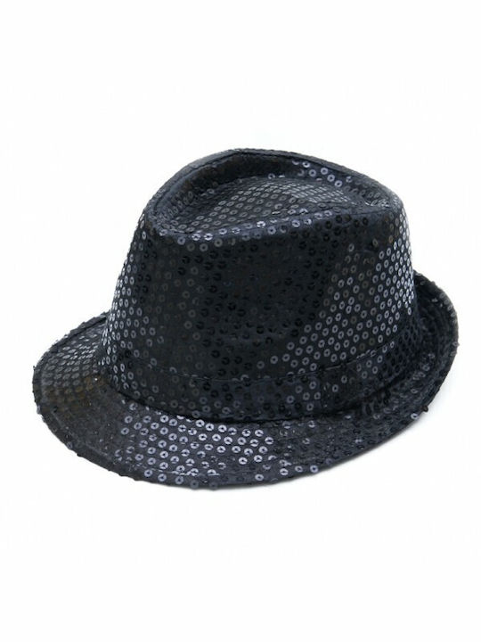 V-store Fabric Women's Hat Black