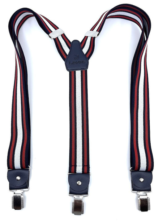 Legend Accessories Suspenders Printed Black/Red/White