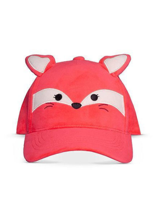 Difuzed Palarie Copii Jockey Tesatura Squishmallows Roșie
