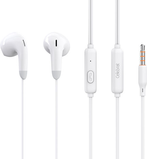 Celebrat G27-WH In-Ear Freihändig Kopfhörer mit Stecker 3.5mm Weiß