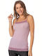 Cu Bretele Violet Tricou pentru femei