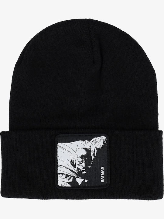 Beanie Unisex Σκούφος Πλεκτός σε Μαύρο χρώμα
