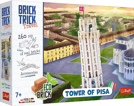 Trefl Jucărie de Construcție din Ceramică Pisa pentru Copii 7+ ani+ Ani