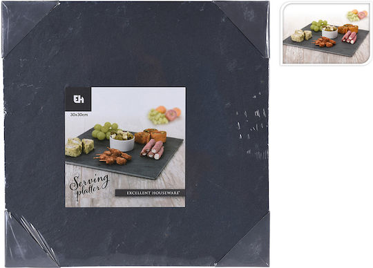 Excellent Houseware Platou de Servire din Piatră 30x30buc 1buc
