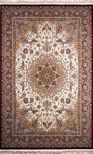 Royal SILK 5503/M Килим Правоъгълена Коприна Крем