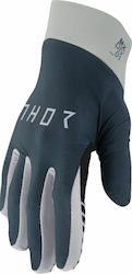 Thor Agile Μotocross Gloves Blue