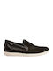 De piele Slip-on-uri pentru bărbați Negre