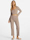 Come Back Women's Fabric Capri Trousers