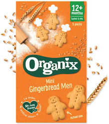 Organix Gingerbread Men Biscuits 100gr για 12+ μηνών