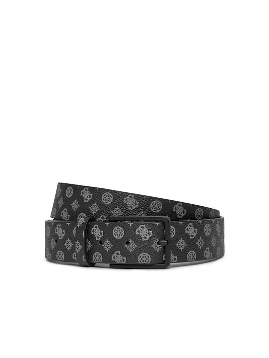 Guess Men's Artificial Leather Belt Black