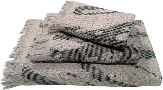 Le Blanc Facecloth Naxos 50x90cm Grey Weight 525gr/m²