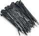 Com Kabelbinder Kunststoff 540mmx7.6mm in Schwarz Farbe (100Stück) (05.318)