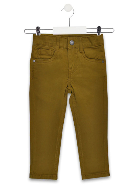 Kids' Denim Pants Tabac Brown