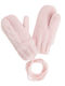 Kinderhandschuhe MItten Rosa