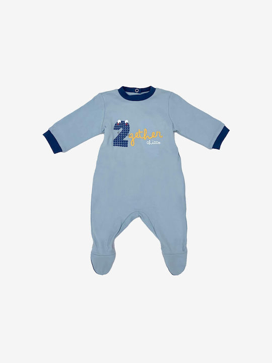 Chicco Baby Bodysuit Set Blue