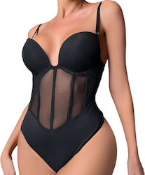 Intimonna Sexy Bodysuit Black